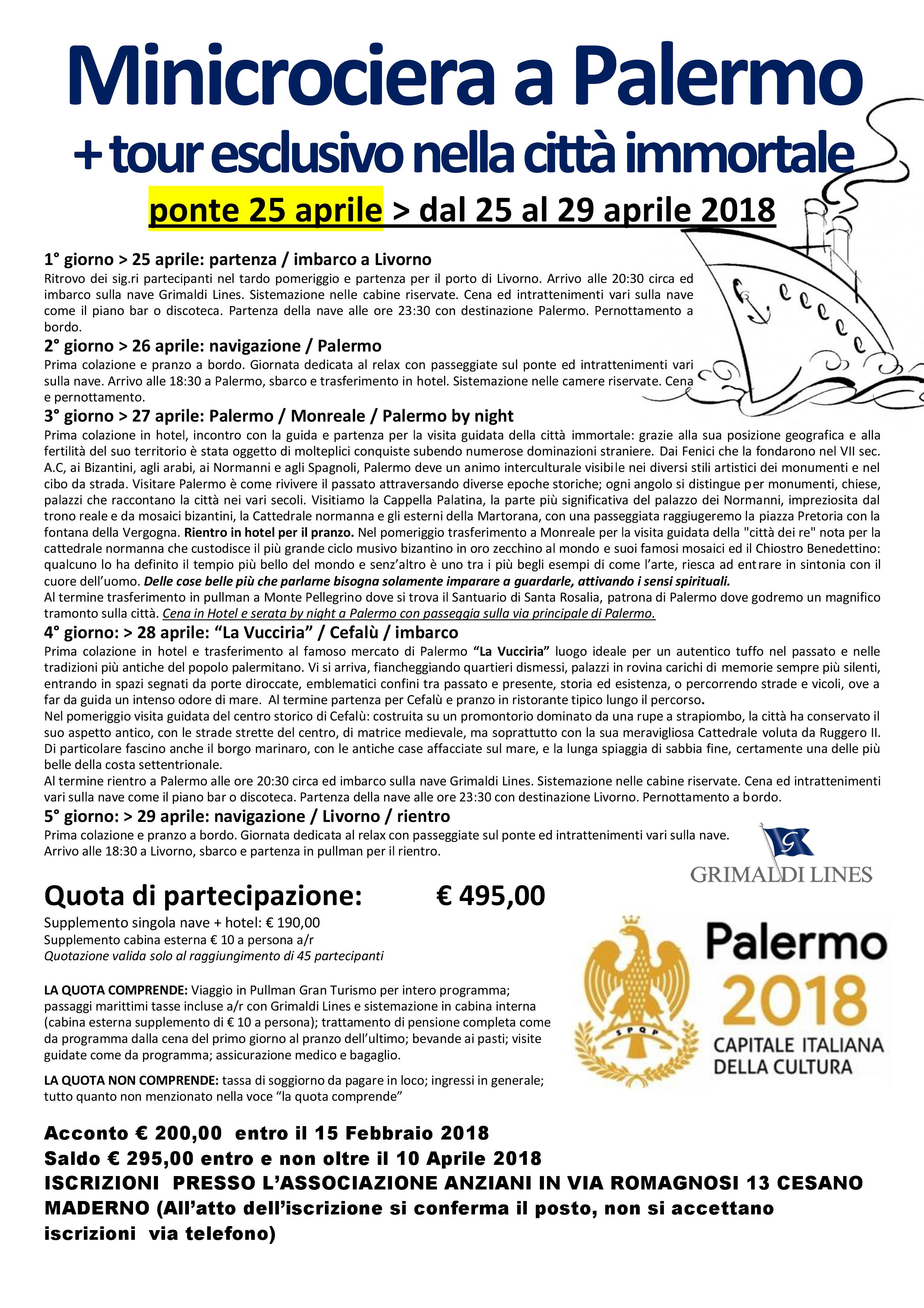 Minicrociera a Palermo